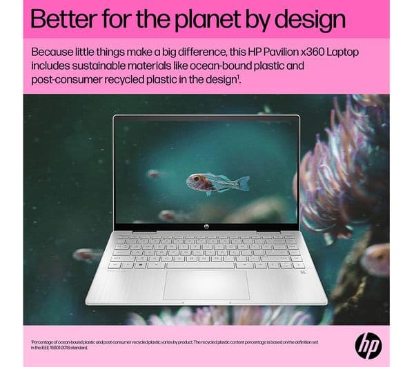 HP Pavilion x360 14-ek1551na 14" 2 in 1 Laptop - Intel® Core™ i7, 512 GB SSD, Silver - Image 8
