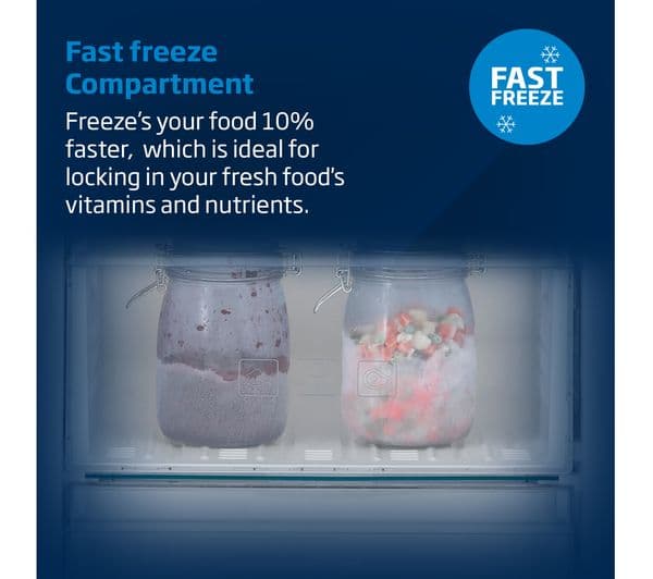 BEKO UFF4584S Undercounter Freezer - Silver - Image 6