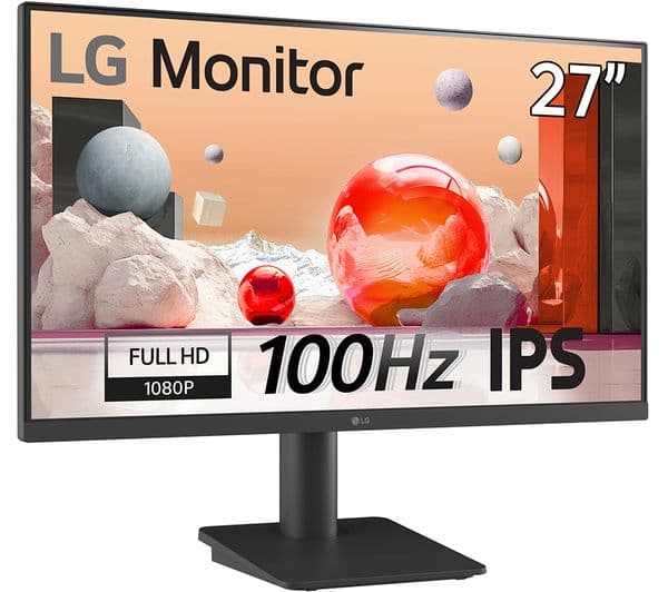 LG 27MS550-B 27" Full HD IPS Monitor Black - Image 10