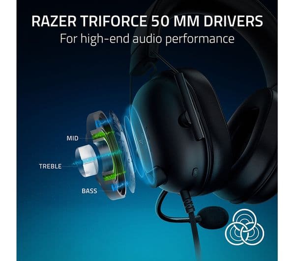 Razer BlackShark V2 X Headphones Black - Image 2