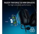 Razer BlackShark V2 X Headphones Black thumbnail 2