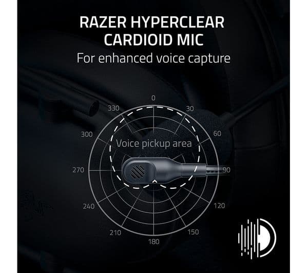 Razer BlackShark V2 X Headphones Black - Image 3