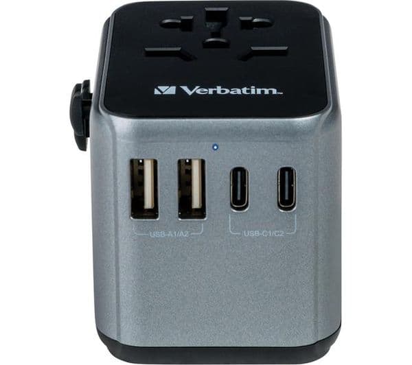VERBATIM UTA-03 Universal USB Travel Adapter - Image 2