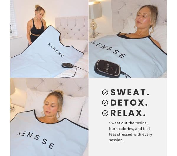 SENSSE Saunalux Infrared Sauna Blanket - Blue - Image 7