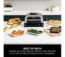 NINJA DG551UK 6-in-1 MAX Indoor Grill & Air Fryer - Grey & Silver thumbnail 3