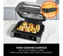 NINJA DG551UK 6-in-1 MAX Indoor Grill & Air Fryer - Grey & Silver thumbnail 4