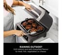 NINJA DG551UK 6-in-1 MAX Indoor Grill & Air Fryer - Grey & Silver thumbnail 9