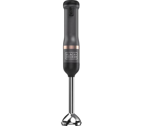BLACK + DECKER 3-in-1 Kitchen Multi-Tool BCKM1013KG-GB Portable Hand Blender - Grey