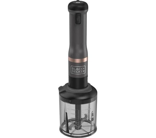 BLACK + DECKER 3-in-1 Kitchen Multi-Tool BCKM1013KG-GB Portable Hand Blender - Grey - Image 3