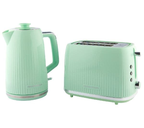 HAMILTON BEACH Miami Breakfast Jug Kettle & 2-Slice Toaster Bundle - Mojito Mint - Image 1