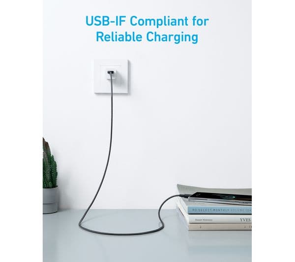 ANKER USB-A to USB-C Cable 0.9m Black - Image 2