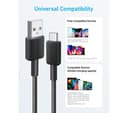 ANKER USB-A to USB-C Cable 0.9m Black thumbnail 3