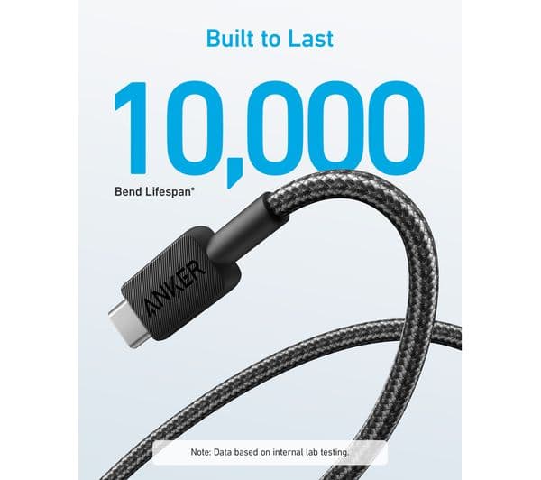 ANKER USB-A to USB-C Cable 0.9m Black - Image 4