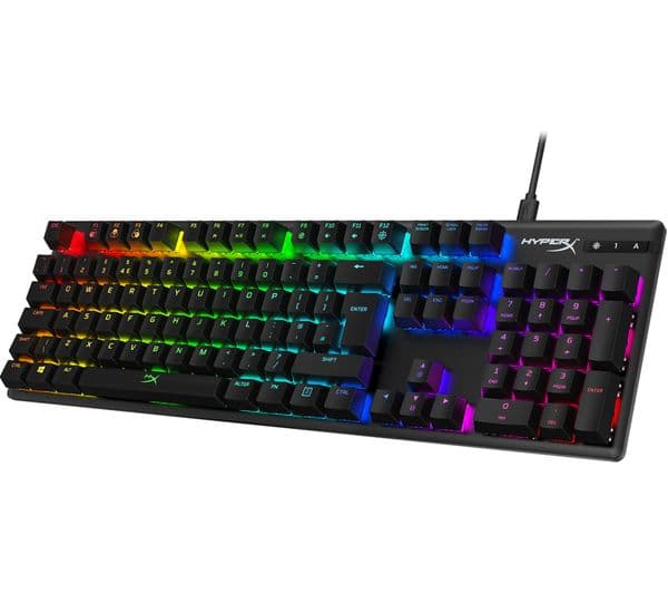 HYPERX Alloy Origins RGB Mechanical Gaming Keyboard - Black - Image 2