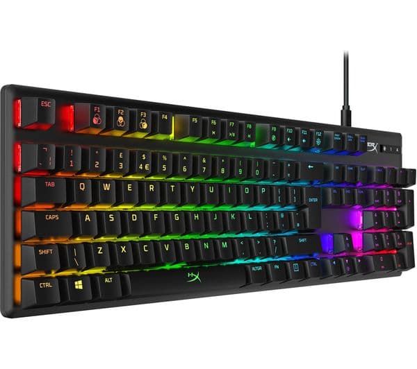 HYPERX Alloy Origins RGB Mechanical Gaming Keyboard - Black - Image 4