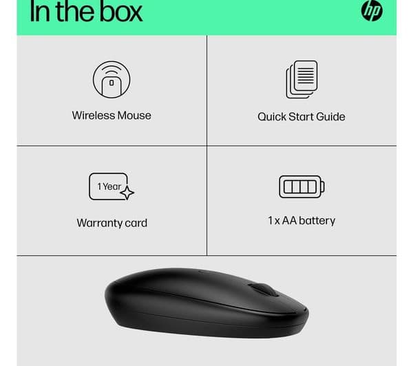 HP 240 Wireless Mouse Black - Image 5
