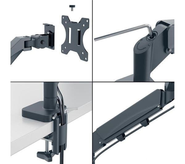 LEITZ Leitz Ergo Space Saving Single Monitor Arm - Image 5
