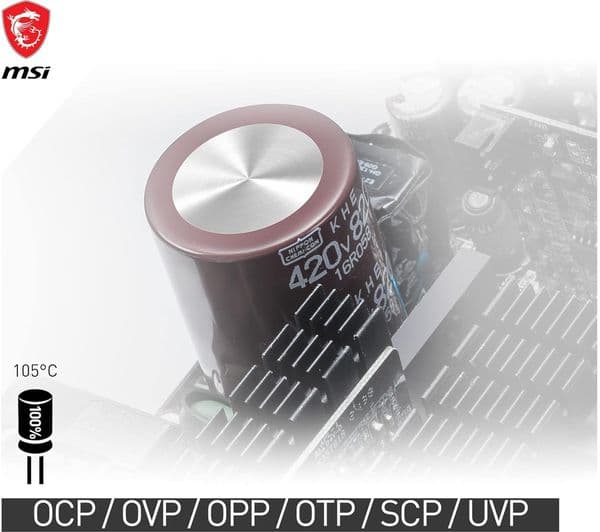 MSI MPG A1000G PCIE5 1000W ATX PSU - Image 2