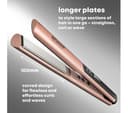 REVAMP Dynamic Radiance Straight & Style Ceramic Ionic Hair Straightener - Gold thumbnail 2