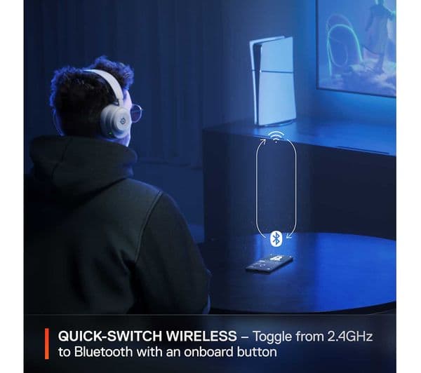 SteelSeries Arctis Nova 5P Headphones White - Image 4