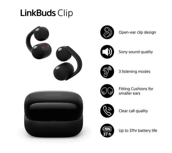 SONY LinkBuds Clip Black - Image 2