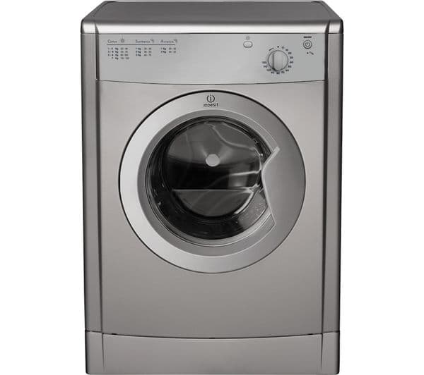 INDESIT Ecotime IDV75S Vented Tumble Dryer - Silver - Image 1