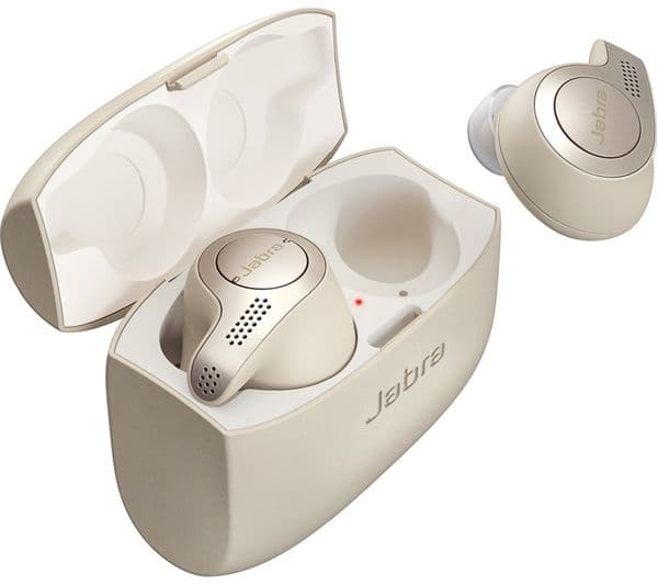 JABRA Elite 65t Wireless Bluetooth Headphones - Gold Beige - Image 9