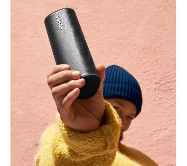 SONOS Roam Portable Wireless Multi-room Speaker with Google Assistant & Amazon Alexa - Lunar White - Image 2