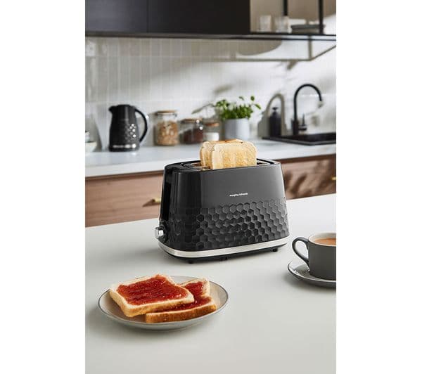 MORPHY RICHARDS Hive 220031 2-Slice Toaster - Black - Image 3