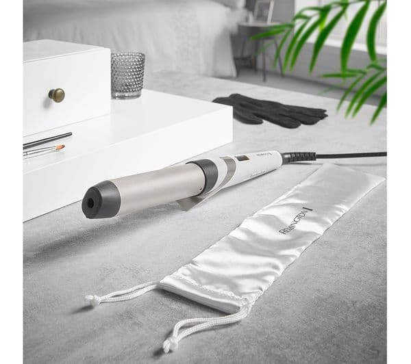 REMINGTON HYDRAluxe CI89H1 Curling Tong - White - Image 3