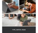 Logitech Slim Folio iPad Keyboard Graphite thumbnail 7