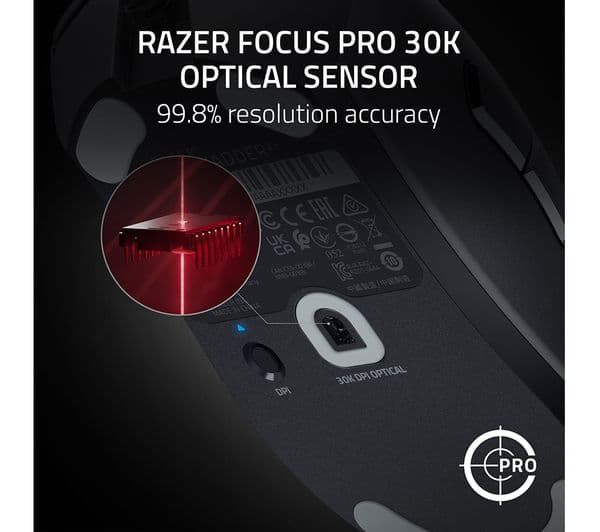 RAZER DeathAdder V3 Optical Gaming Mouse Black - Image 4