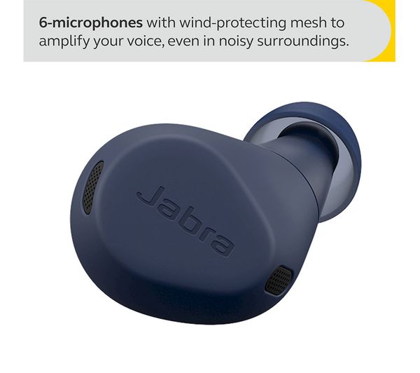JABRA Elite 8 Active Wireless Bluetooth Noise-Cancelling Earbuds - Navy Blue thumbnail 10