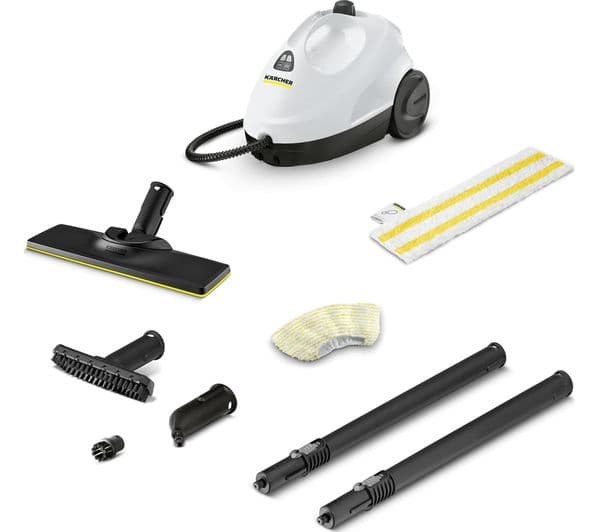 KARCHER SC 2 EasyFix Steam Cleaner - White & Black - Image 1
