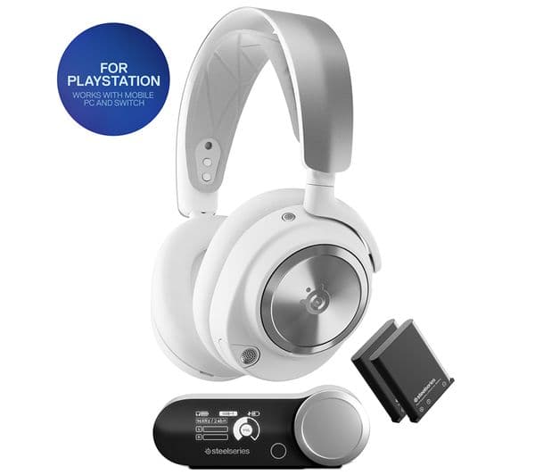 SteelSeries Arctis Nova Pro Wireless Headphones White - Image 2