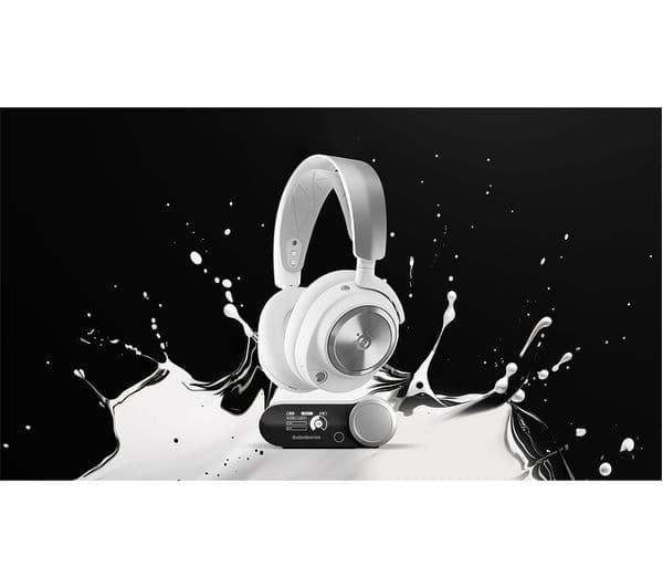 SteelSeries Arctis Nova Pro Wireless Headphones White - Image 9