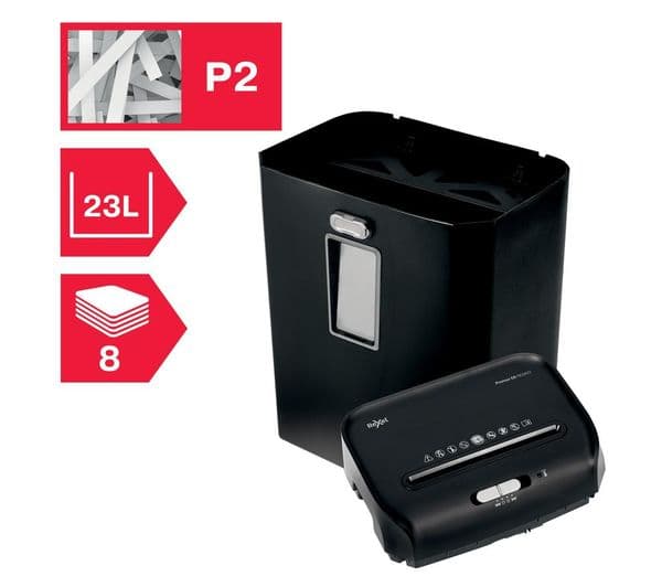 REXEL ProMax QS RES823 Strip Cut Paper Shredder - Image 4