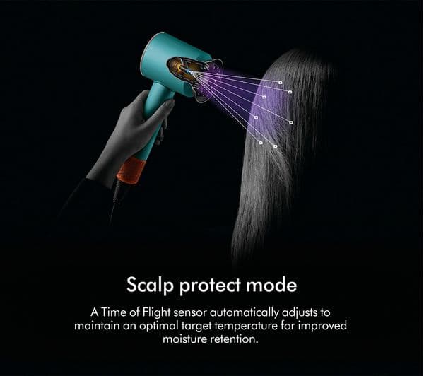 DYSON Supersonic Nural Hair Dryer - Strawberry Bronze & Blush Pink - Image 4