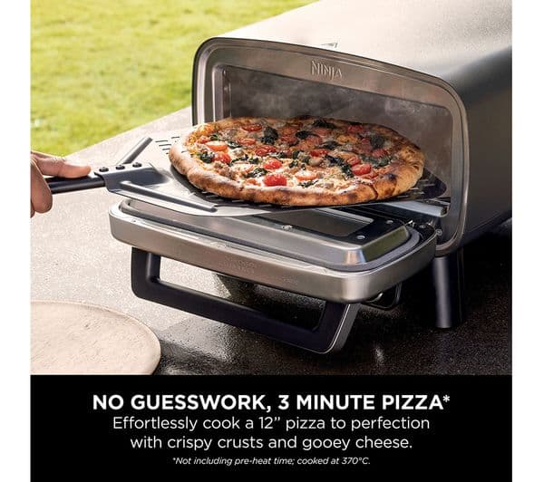 Ninja Artisan MO201UK Electric Outdoor Pizza Oven & Air Fryer - Grey - Image 2