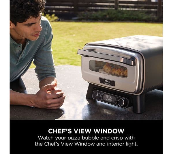 Ninja Artisan MO201UK Electric Outdoor Pizza Oven & Air Fryer - Grey - Image 4