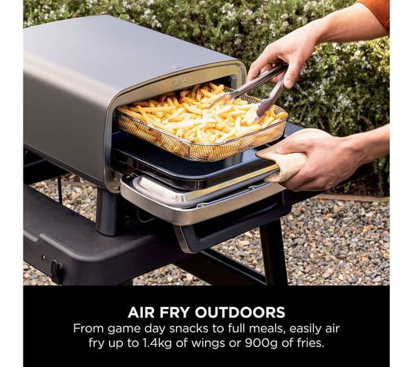 Ninja Artisan MO201UK Electric Outdoor Pizza Oven & Air Fryer - Grey - Image 6