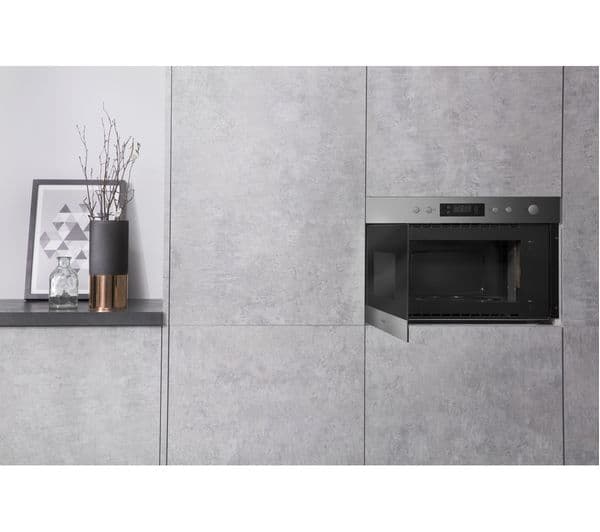 HOTPOINT MN 314 IX H Built-in Microwave with Grill - Stainless Steel - Image 7