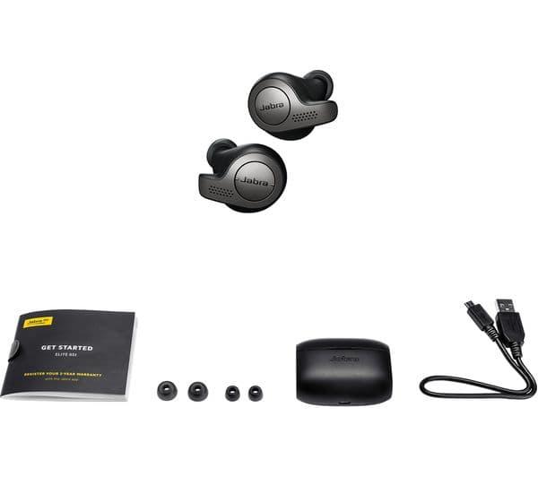 JABRA Elite 65t Wireless Bluetooth Earphones - Copper Black - Image 2