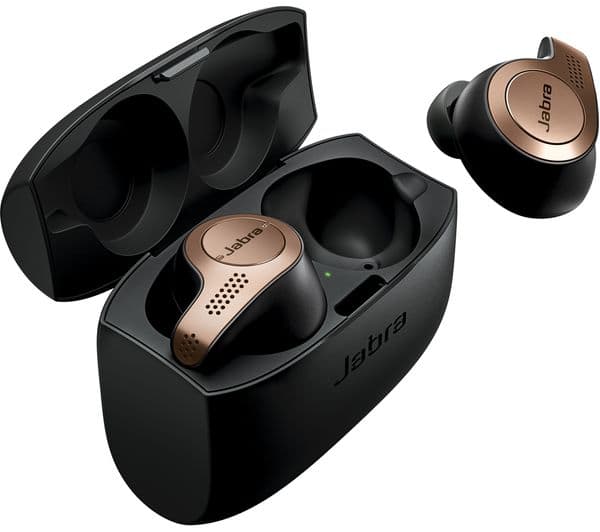 JABRA Elite 65t Wireless Bluetooth Earphones - Copper Black - Image 4