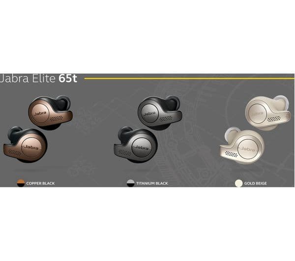 JABRA Elite 65t Wireless Bluetooth Earphones - Copper Black - Image 5