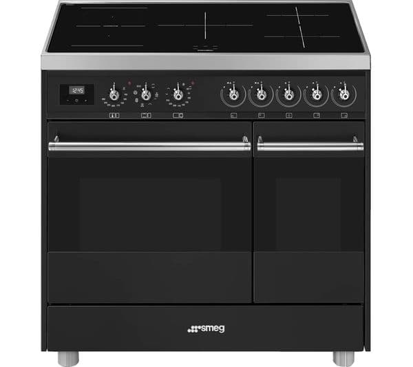 SMEG C92IMAN9 90 cm Electric Induction Range Cooker - Anthracite - Image 1