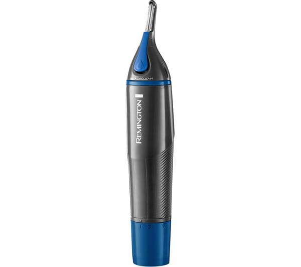 REMINGTON Nano NE3850 Wet & Dry Nose & Ear Trimmer - Grey & Blue - Image 1