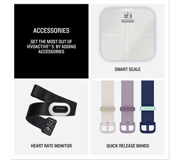 Garmin vivoactive 5 Smartwatch Cream Gold & Ivory - Image 5