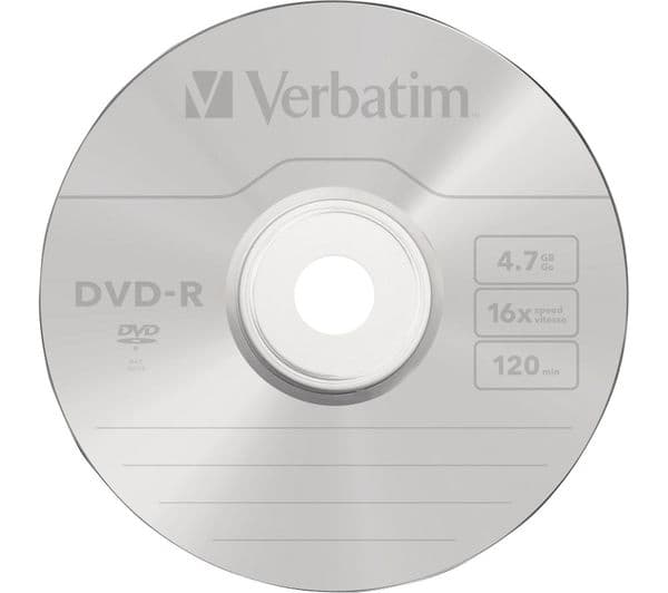 Verbatim Azo DVD-R 16x 100 Pack - Image 2