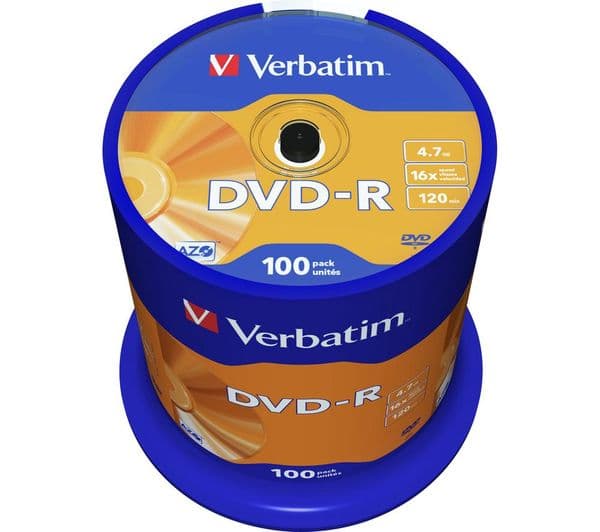 Verbatim Azo DVD-R 16x 100 Pack - Image 3